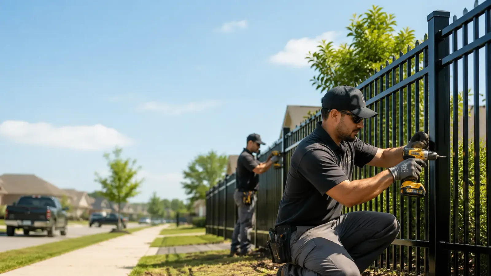 Metal Fence Installation in Olympia Fields, IL